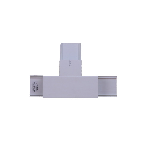 Univolt 75mm X 50mm White Flat Tee Plastic Maxi Trunking Cmw 