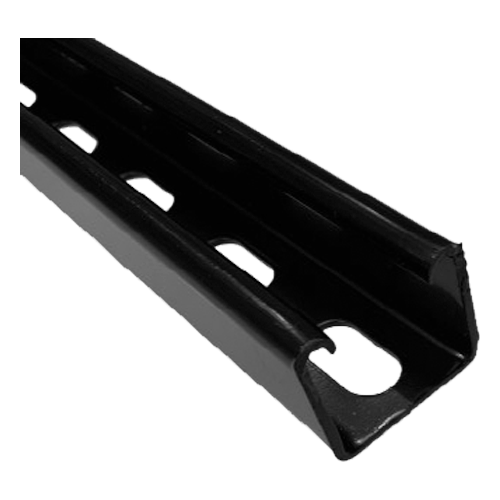 Black Deep Slotted Channel 41mm x 41mm