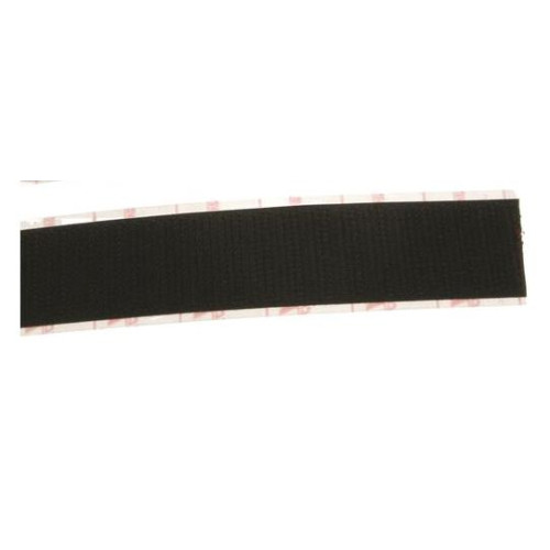 25mm Wide Black VELCRO® Brand Sew On Fastener Per Metre