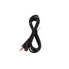 1.5m 3.5mm Stereo Male to Female Audio Extension Lead Black