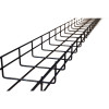 Pemsa Rejiband 60 150mm Wide x 60mm Deep Wire Basket Tray 3m Length Black C8