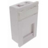 Matrix Flat Shutter Facia LJ6C for Keystone Jack White