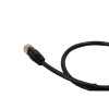 0.5m Cat6 RJ45 U/UTP Moulded Patch Lead Black