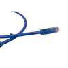 0.5m Cat6 RJ45 U/UTP Moulded Patch Lead Blue