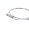 0.5m Cat6 RJ45 U/UTP Moulded Patch Lead White