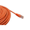 10m Cat6 RJ45 U/UTP Moulded Patch Lead Orange