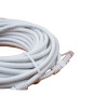 10m Cat6 RJ45 U/UTP Moulded Patch Lead White