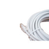 10m Cat6 RJ45 U/UTP Moulded Patch Lead White