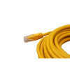 10m Cat6 RJ45 U/UTP Moulded Patch Lead Yellow