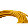 10m Cat6 RJ45 U/UTP Moulded Patch Lead Yellow