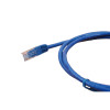 1m Cat6 RJ45 U/UTP Moulded Patch Lead Blue