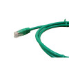 1m Cat6 RJ45 U/UTP Moulded Patch Lead Green