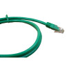 1m Cat6 RJ45 U/UTP Moulded Patch Lead Green