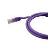 1m Cat6 RJ45 U/UTP Moulded Patch Lead Violet