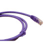 1m Cat6 RJ45 U/UTP Moulded Patch Lead Violet