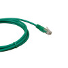 1.5m Cat6 RJ45 U/UTP Moulded Patch Lead Green