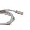 1.5m Cat6 RJ45 U/UTP Moulded Patch Lead Grey