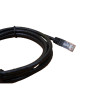 2m Cat6 RJ45 U/UTP Moulded Patch Lead Black