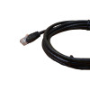 2m Cat6 RJ45 U/UTP Moulded Patch Lead Black