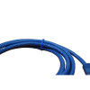 2m Cat6 RJ45 U/UTP Moulded Patch Lead Blue