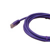 2m Cat6 RJ45 U/UTP Moulded Patch Lead Violet