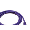 2m Cat6 RJ45 U/UTP Moulded Patch Lead Violet