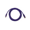 2m Cat6 RJ45 U/UTP Moulded Patch Lead Violet