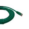 3m Cat6 RJ45 U/UTP Moulded Patch Lead Green