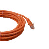 3m Cat6 RJ45 U/UTP Moulded Patch Lead Orange