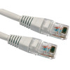 15m Cat5e RJ45 U/UTP Moulded Patch Lead White