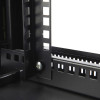 Qube 15U 600mm Deep All Round Access Black Wall Box