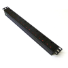 8way Horizontal PDU with 8 X UK Sockets no switch and a 3m Lead to UK Plug