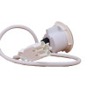 CMD  White PortHole outlet fitted with 1 x Power, 1 x Dual USB, Types A & C