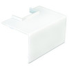 Dietzel Univolt PVC Starline 3 Compartment Square Dado Mini Trunking Adaptor White