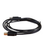 1.8m USB 2.0 Type A Male to Type B Male Black (Each)