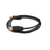 1m USB 2.0 Type A Male to Type B Male Black (Each)