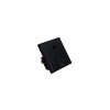 Black UK 13A EURO 50 x 50mm 240v Power Socket Module (Each)