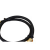 NewLink  0.5m Gold Effect Metal HDMI Braided Male to Male 4K x 2K 30AWG Lead - Black