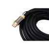 NewLink  10m Gold Effect Metal HDMI Braided Male to Male 4K x 2K 30AWG Lead - Black