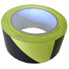 Black / Yellow Long Hazard Warning Adhesive 50mm Tape (33m Roll)