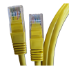 2m Cat5e Crossover Patch Lead Yellow