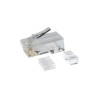 Cat6 RJ45 UTP Stranded 3 Part Crimp Plug