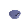 80mm Grey Circular Cable Desk Grommet