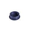 80mm Grey Circular Cable Desk Grommet