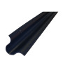 Black PVC-U Cable Protection Guard 25mm x 25mm 3m Length for Covering External Cables