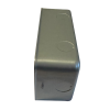 Double Gang 50mm Surface Box Metal Grey