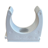 25mm White Conduit Clips ( box of 100 )