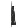 1U 4 Way Hook & Loop (200mm x 13mm)  Cable Management Bar Black