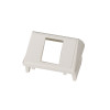 Siemon CT 1 Port MAX Angled Adapter Plate White