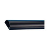 D-Line R3D5025W Self Adhesive 1/2 Round Maxi 50mm x 25mm 3m Plastic Trunking Length Black